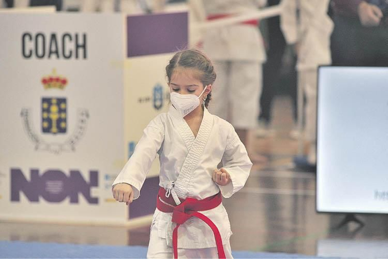 Las más jóvenes estuvieron muy presentes en Ribadavia.