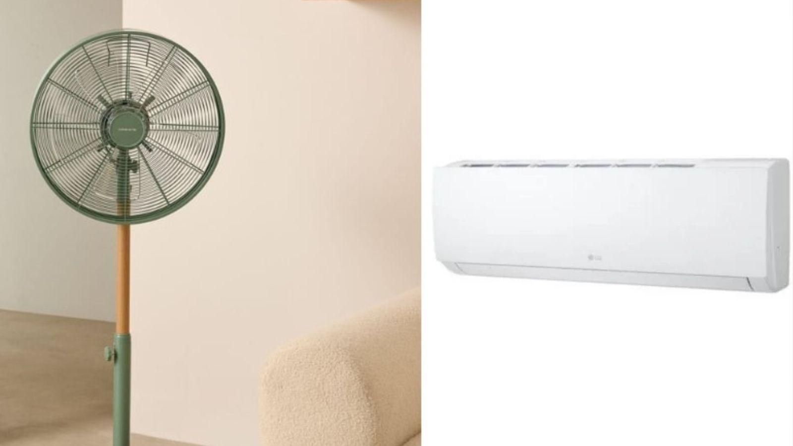Para combatir el calor: ¿te gusta más el aire acondicionado o el ventilador?