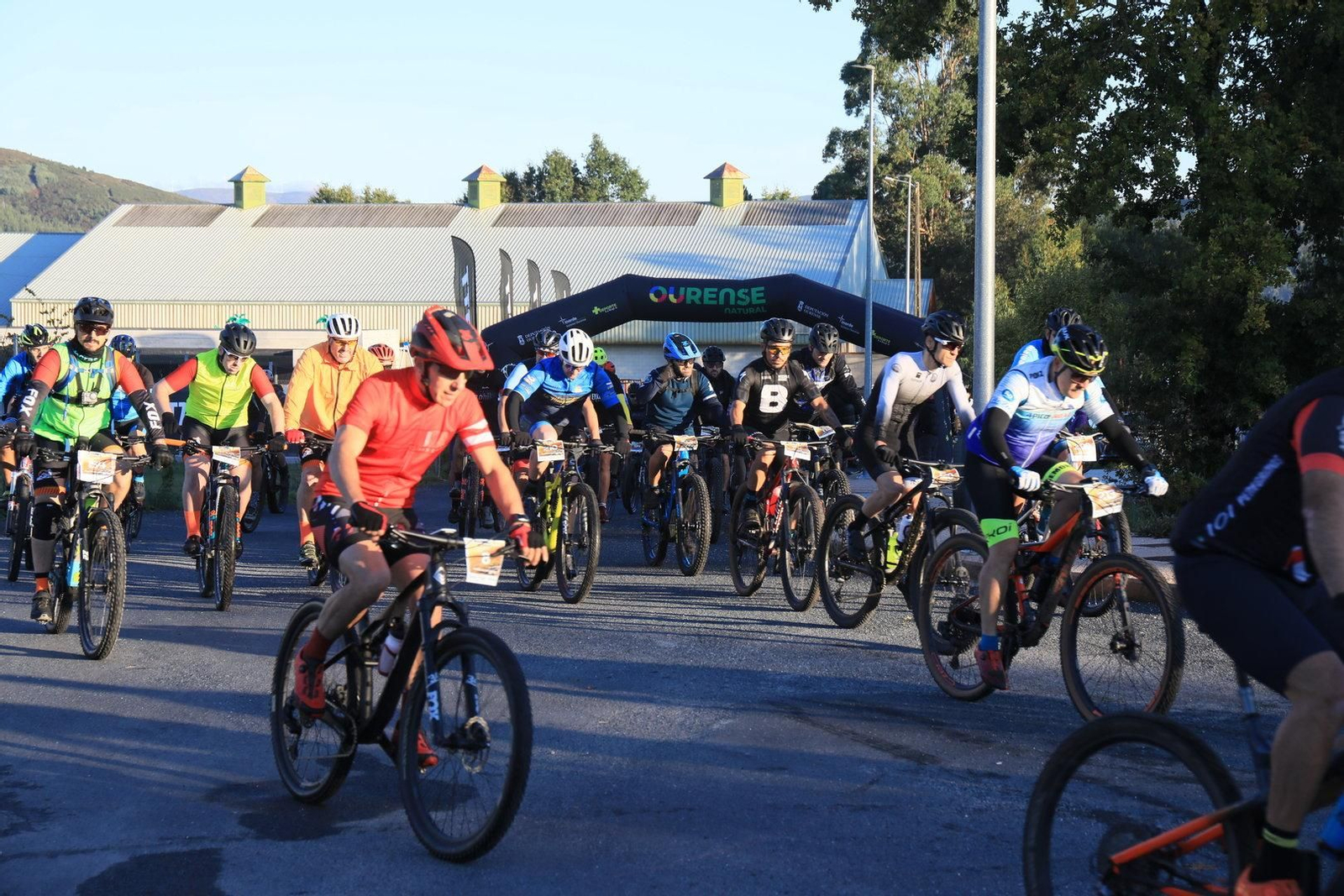Participantes de la BTT Concello de Boborás.
