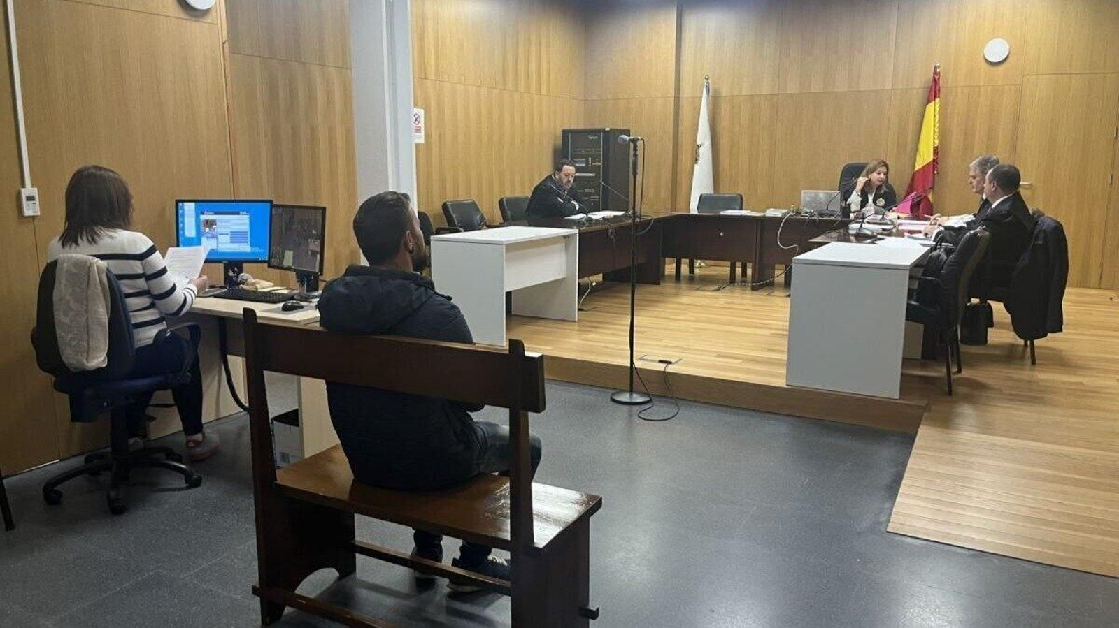 Benito A.G., en el juicio en el Penal 2.