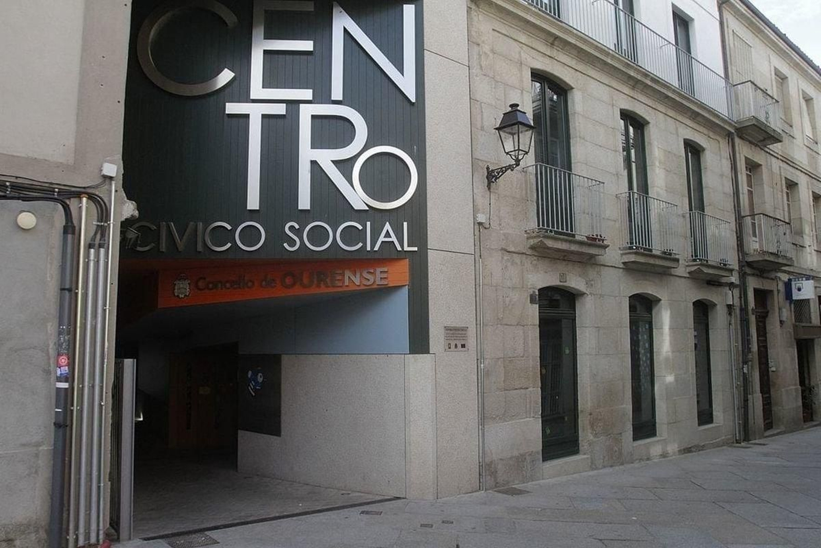 Centro Cívico Colón, donde estaba una de las UNIS y la ludoteca de conciliación.