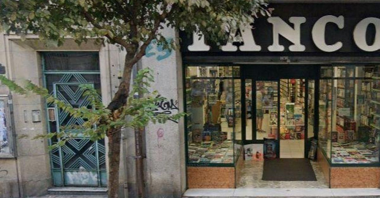 Escaparate de la librería Tanco