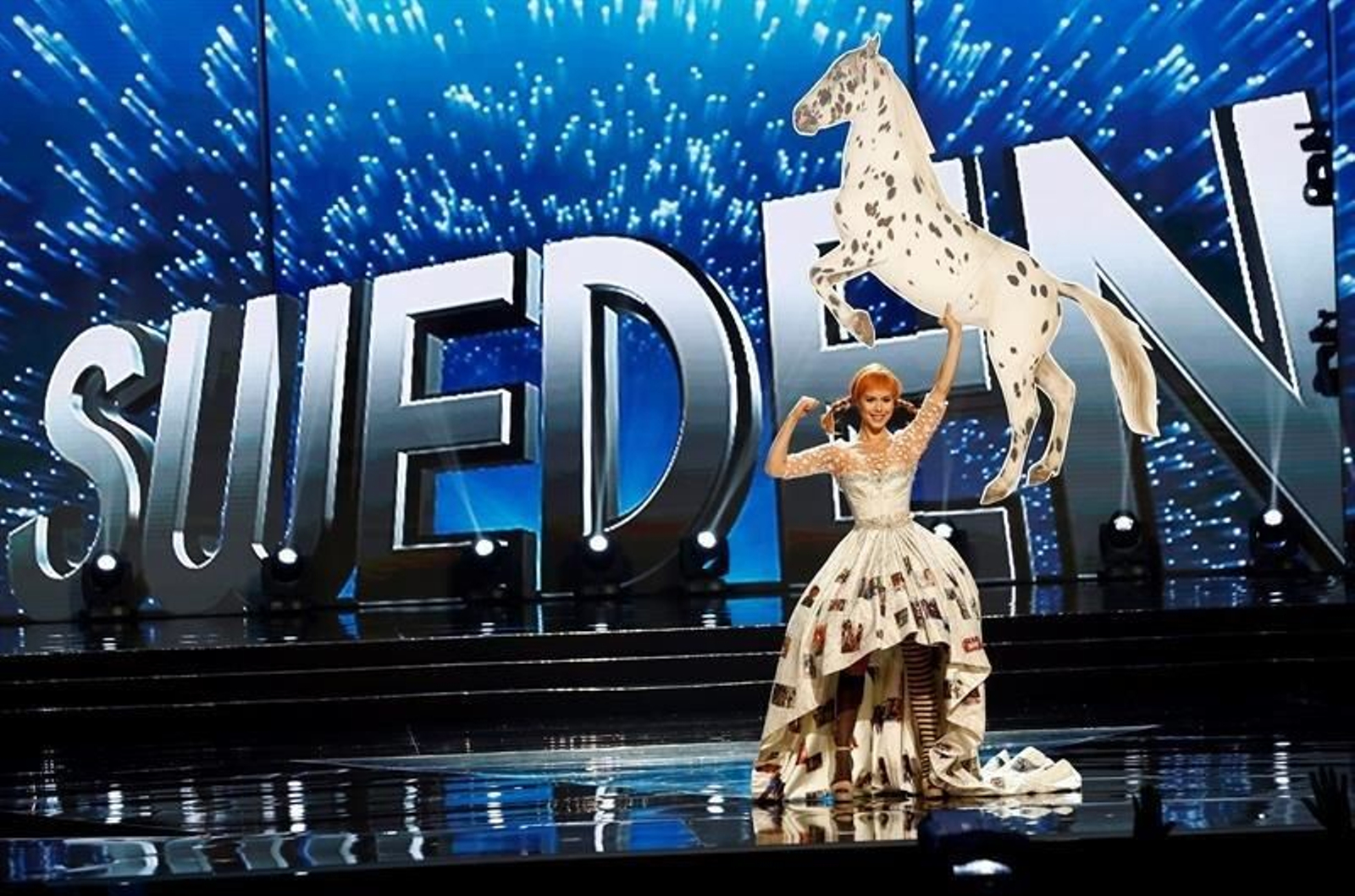 La candidata sueca a Miss Universo, Ida Ovmar