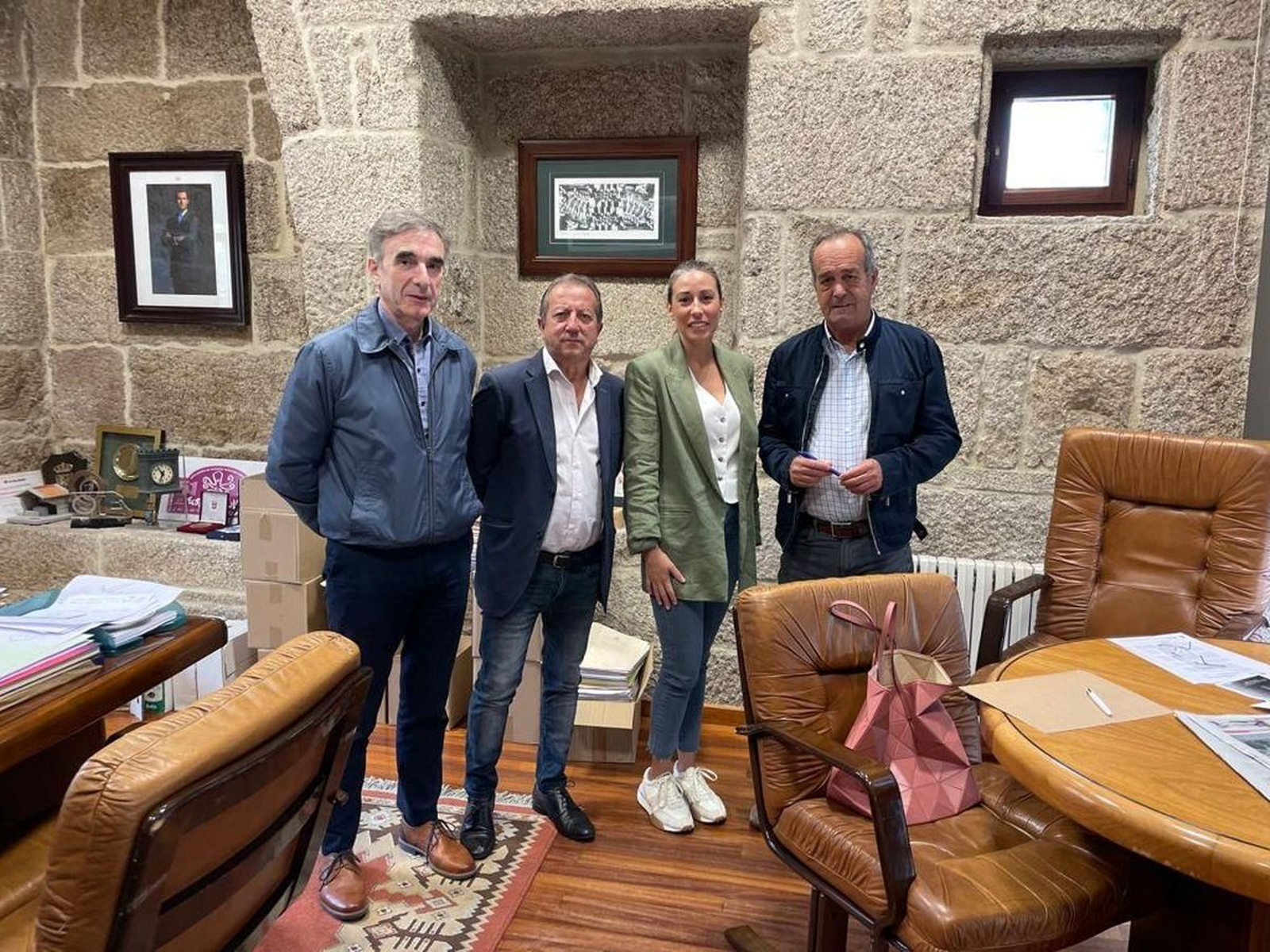 Manuel Carballeda, Manuel Dacal, María Jesús Cuñarro y Francisco Fumega.