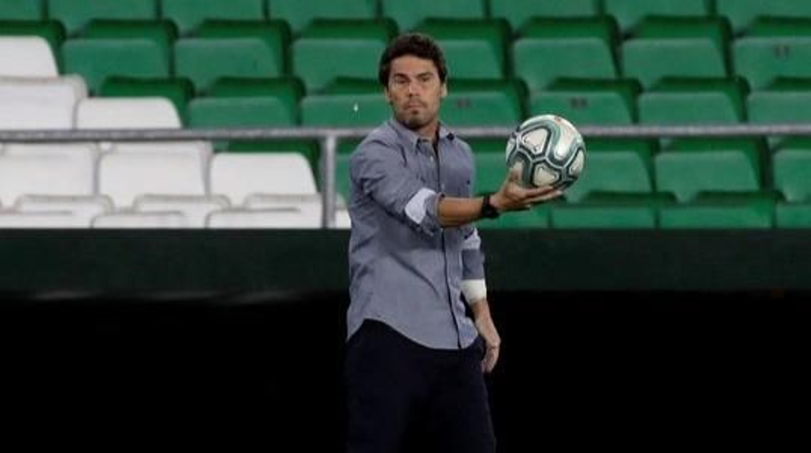 Joan Francesc Ferrer, Rubi, en uno de sus últimos partidos con el Betis.