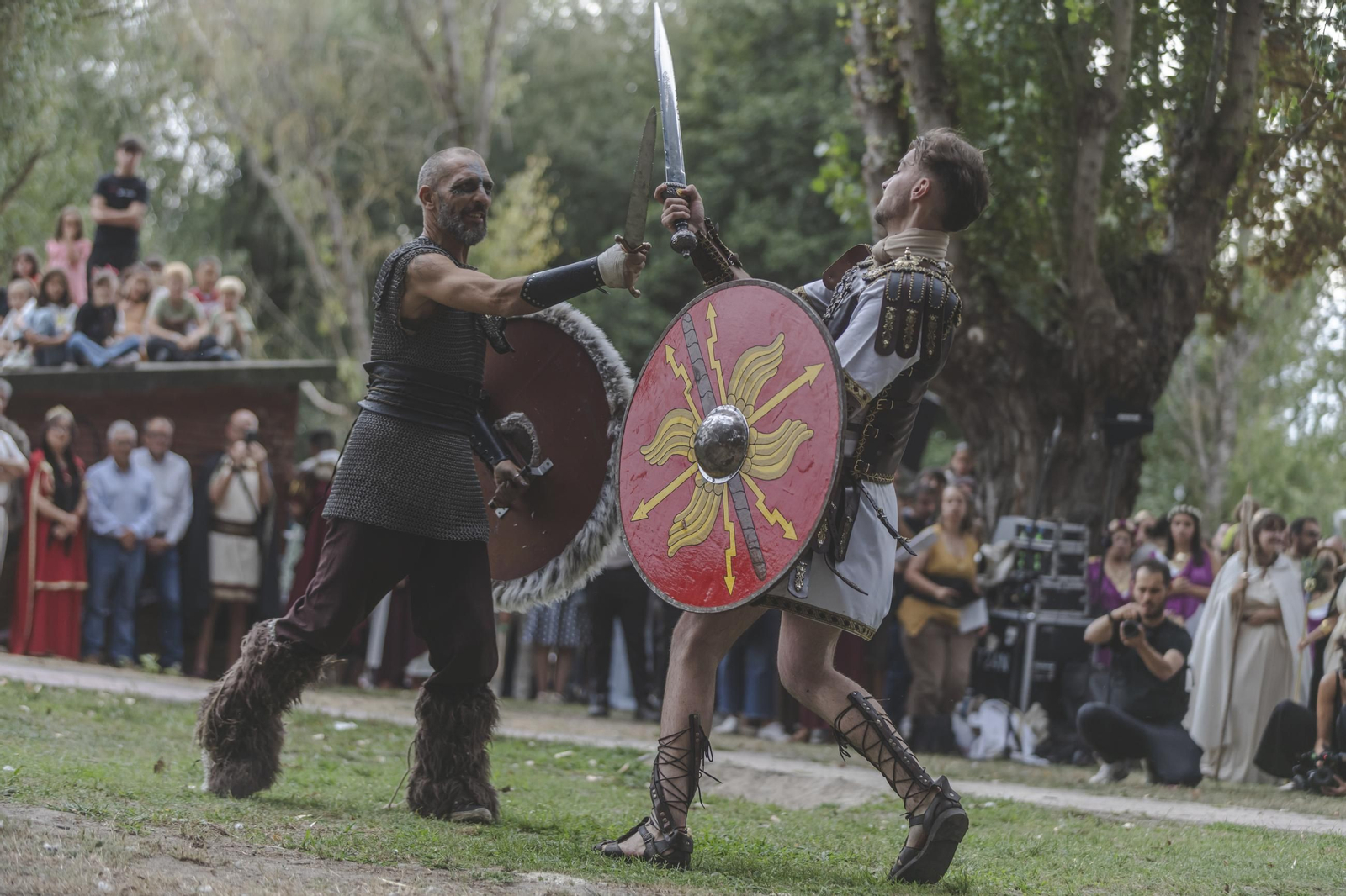 Galería | Los romanos cruzan el Lethes: Xinzo pone fin al Esquecemento, un evento con cifras récord