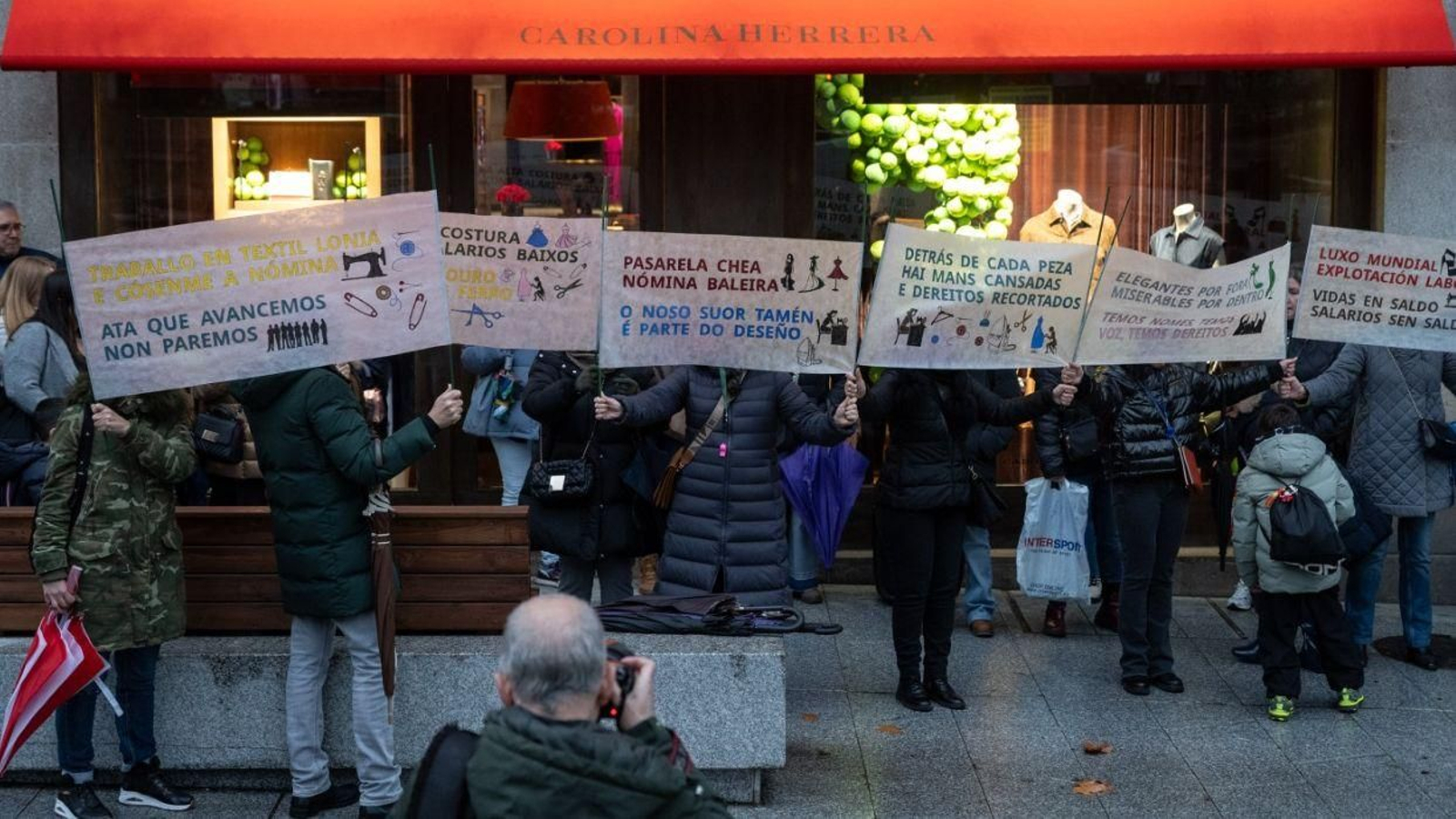 Protestas de los trabajadores de STL