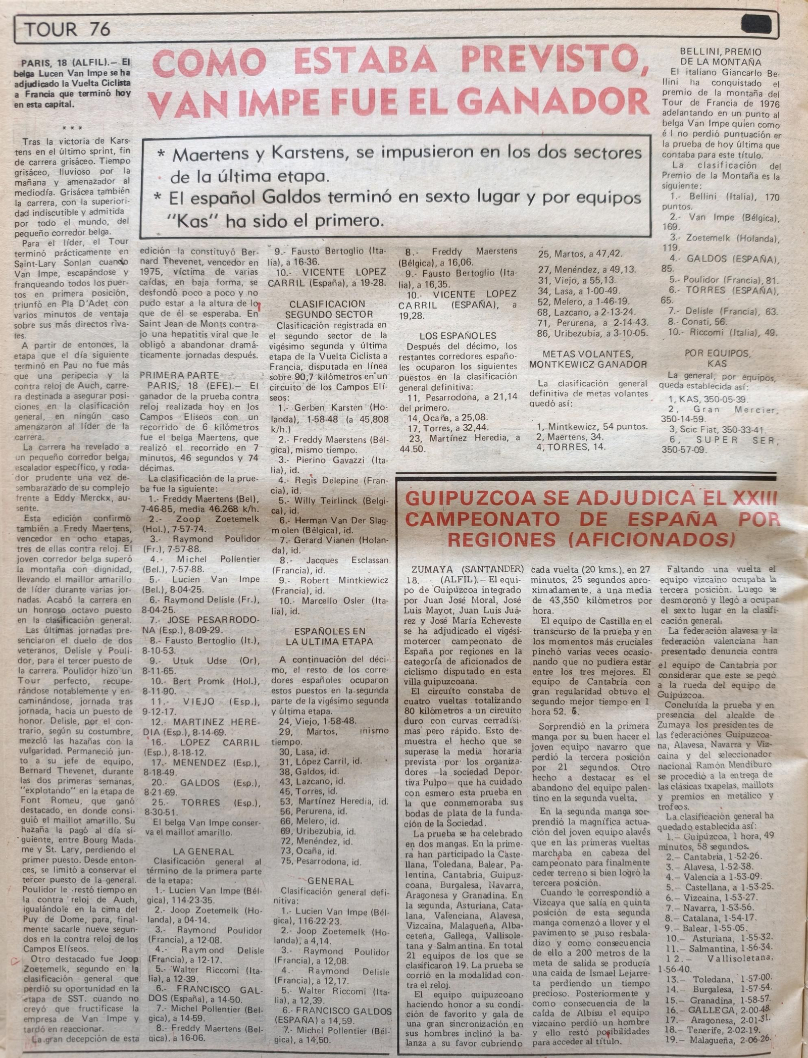 23 de julio de 1976.