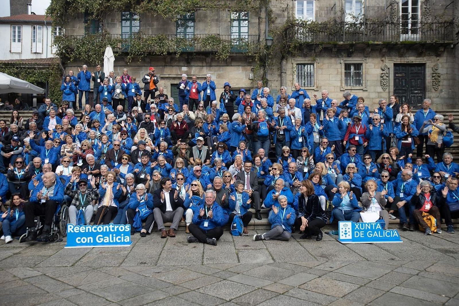 Participantes en el programa Reencontros con Galicia