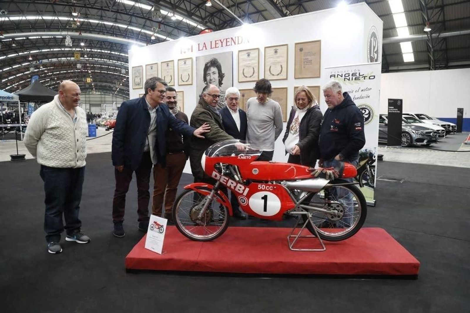 Gelete Nieto, junto a Arsenio Prieto y Manel Gallego, presentó la Derby con la que Ángel Nieto fue campeón en el 69.