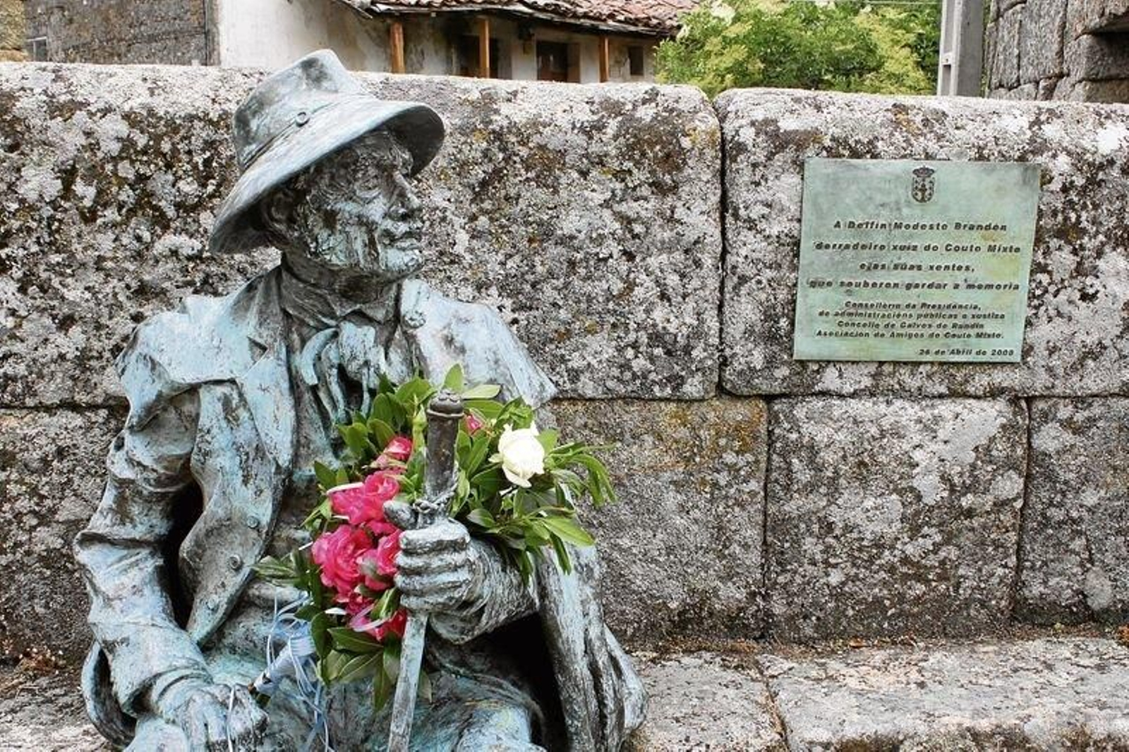 Homenaxe a Delfín Modesto Brandón, derradeiro xuíz do Couto Mixto.