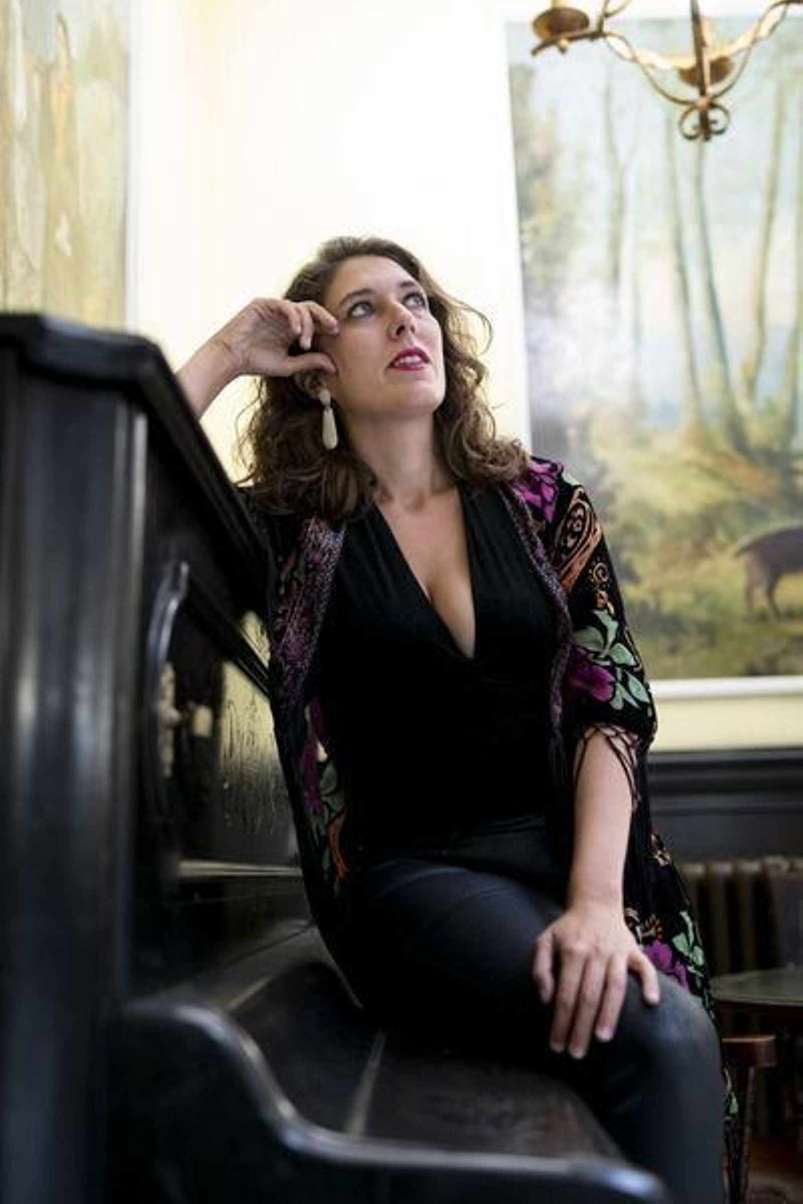 Ourense. 02/10/2020. Portada y venia del suplemento Vida a la actriz Lucía Álvarez. Foto: Xesús Fariñas