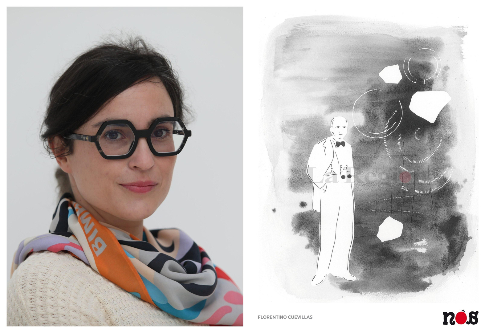 Alba Fernández  retrata a Florentino Cuevillas