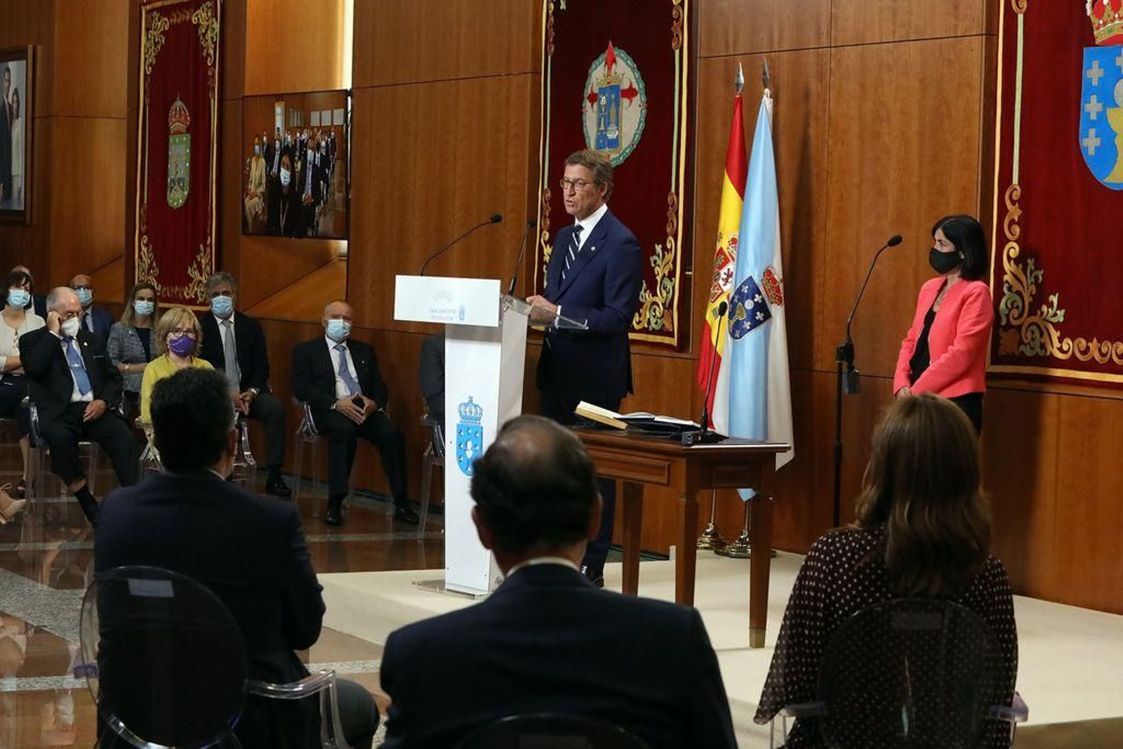 Alberto Núñez Feijóo toma
posesión como presidente de la Xunta