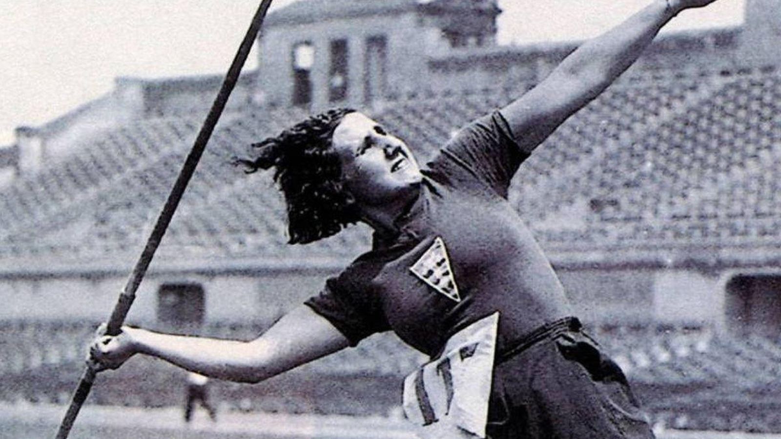 La atleta, poeta y periodista Anna María Martínez Sagi, pionera en el FCBarcelona.