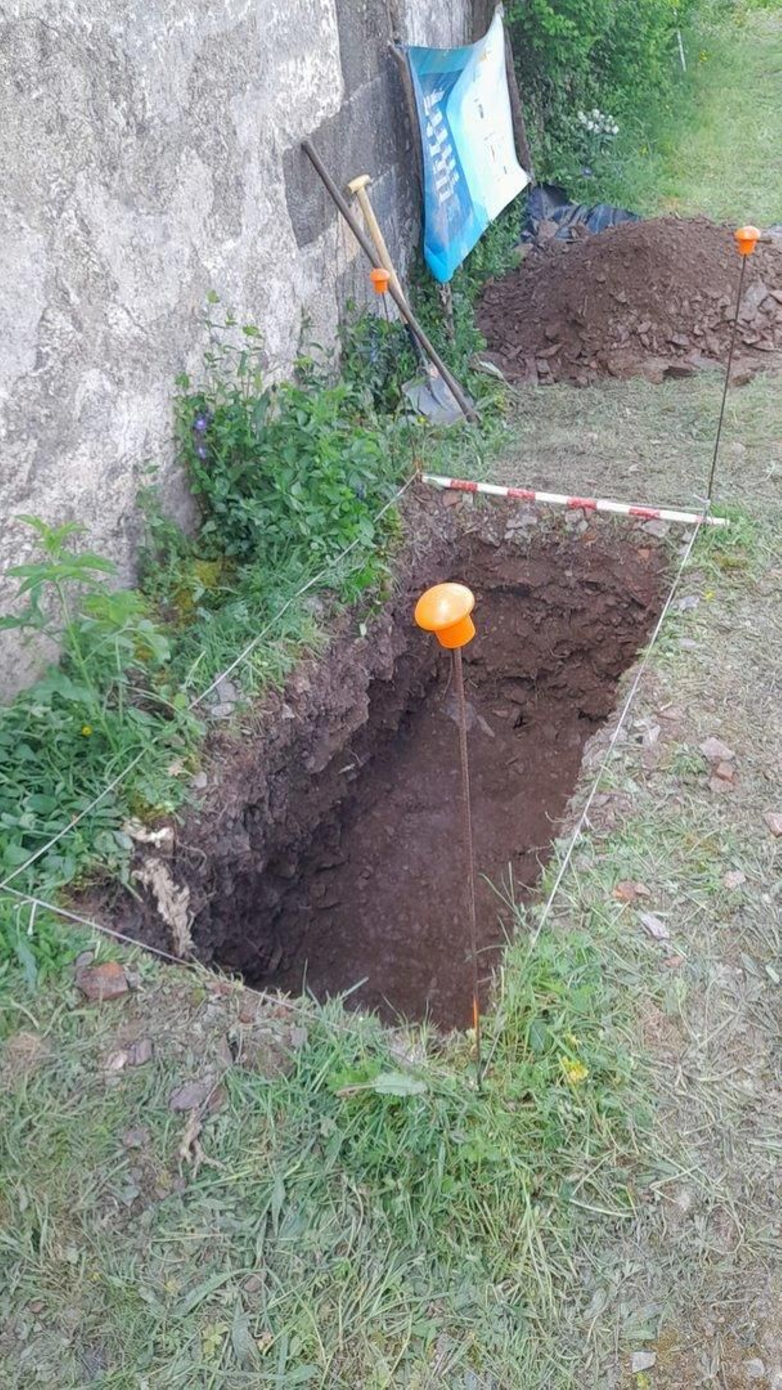 Lugar del hallazgo de los restos óseos