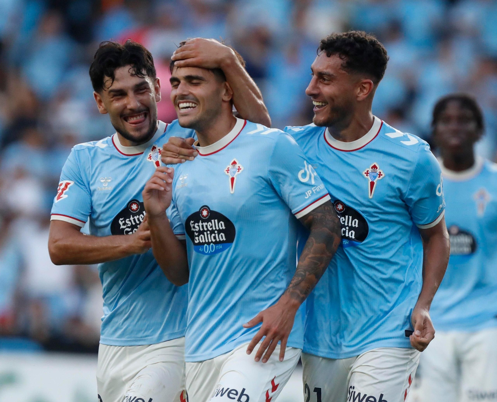 Galería | El partido entre Celta y Racing de Santander, en imágenes
