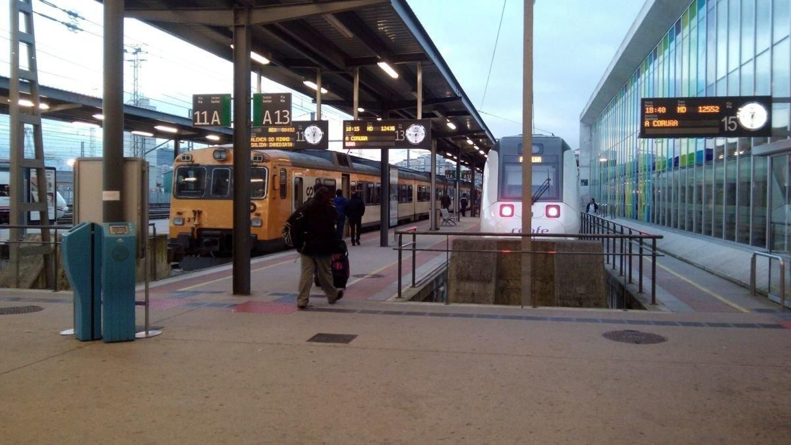 El tren hotel salía desde la estación de Vigo-Guixar hasta su anulación en 2020.