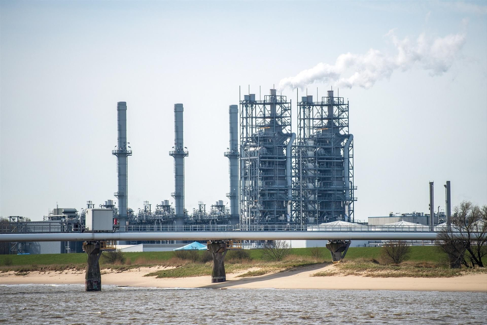 Una terminal de importación de gas natural