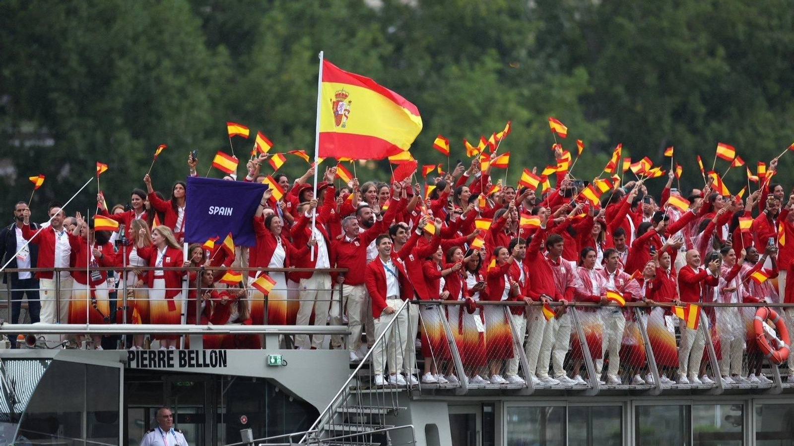 Los deportistas españoles, en la llegada a los Juegos Olímpicos de París 2024. (Foto: COE)