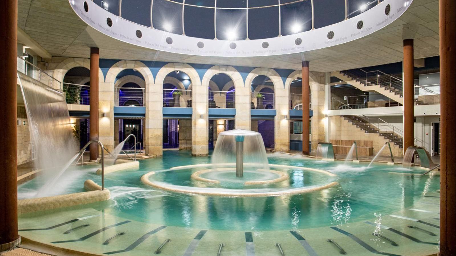 El spa del Balneario de Mondariz.