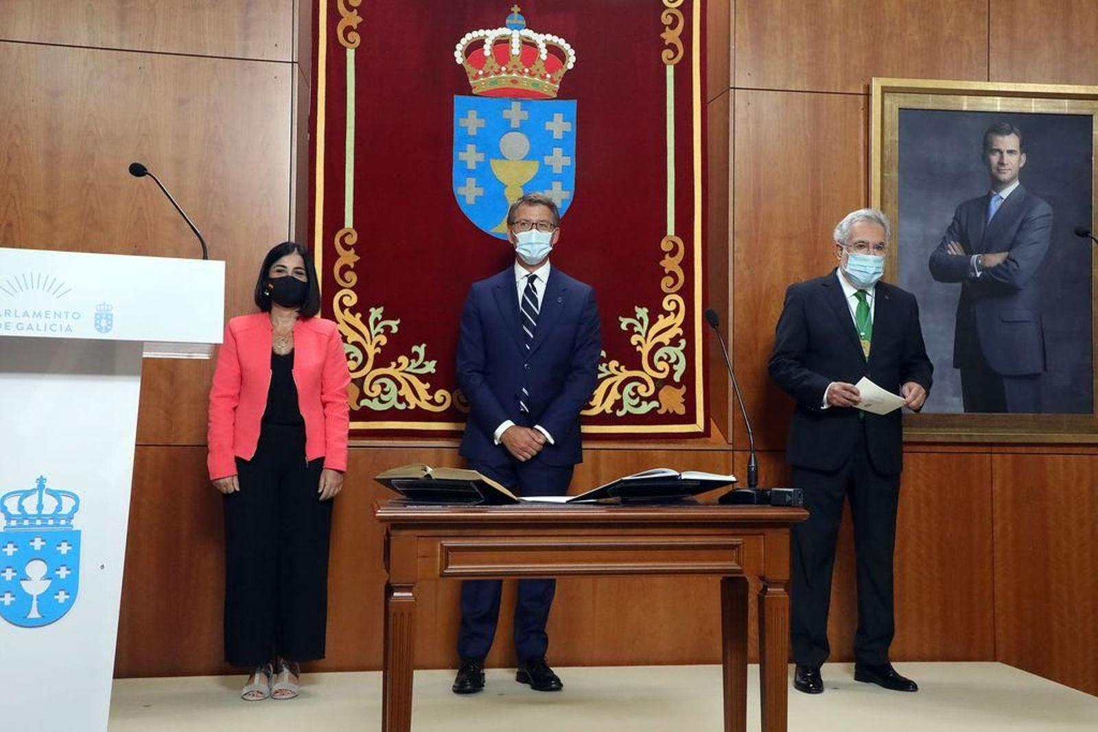 Alberto Núñez Feijóo toma
posesión como presidente de la Xunta