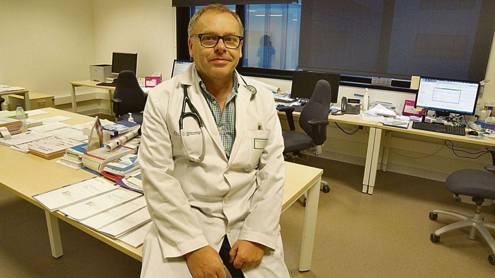 El internista Martín Rubianes.