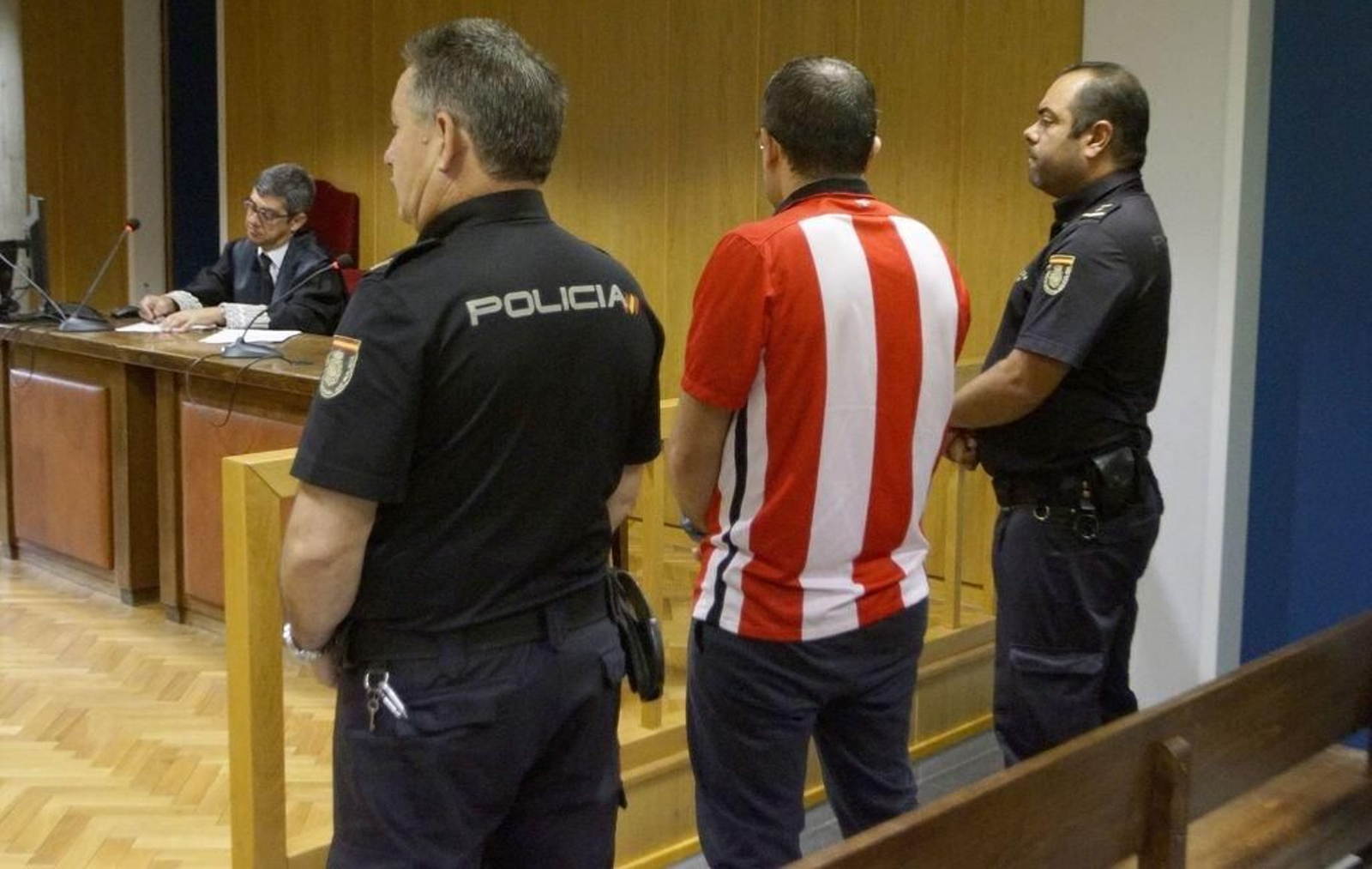 Jacobo Costas, ayer en su último juicio. Su hermano tampoco pudo estar.