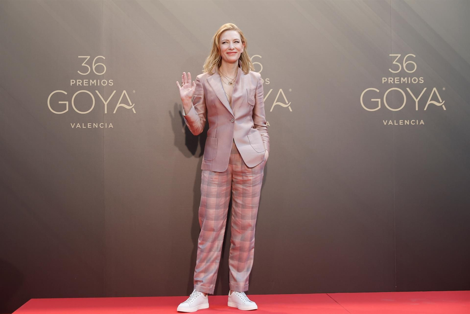 La alfombra roja de la 36ª edición de los Premios Goya. // EFE