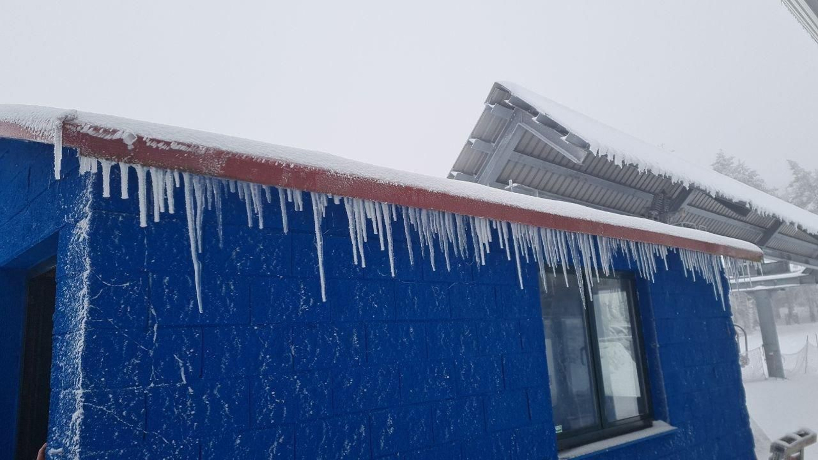 El frío se hace notar, y mucho.