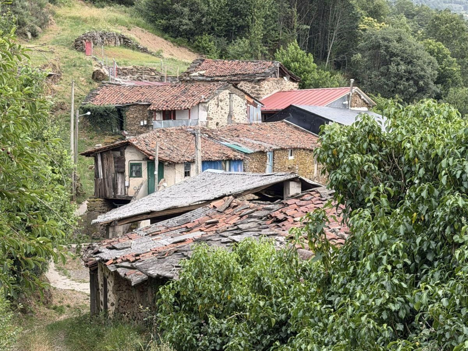 Núcleo de Quintela de Humoso, en Viana do Bolo, que cuenta con solo dos habitantes censados.
