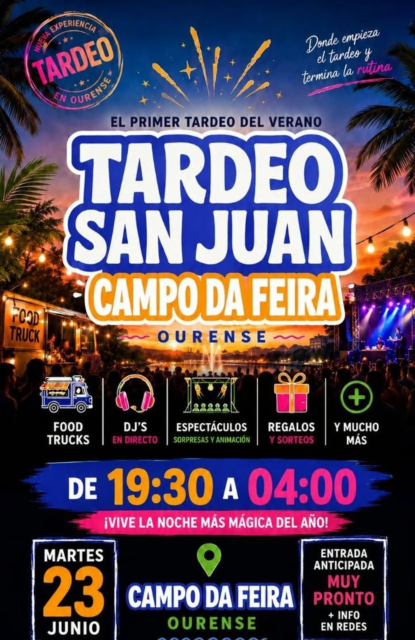 Nuevo cartel del tardeo en As Burgas