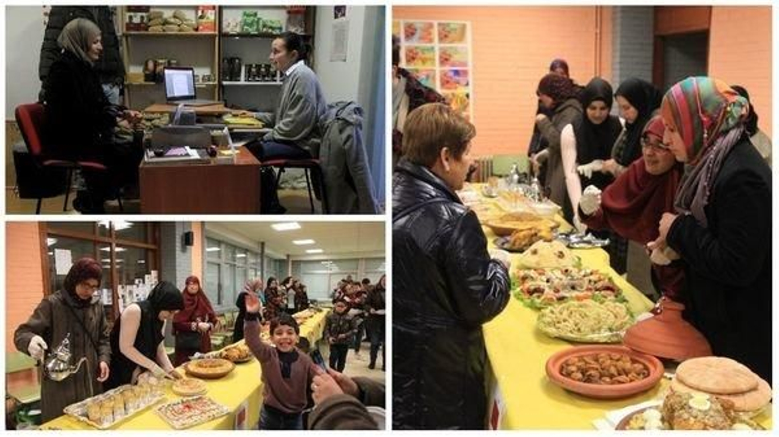 Tras los cursos de español para mujeres inmigrantes, una jornada intercultural, en el IES Rosalía de Castro.