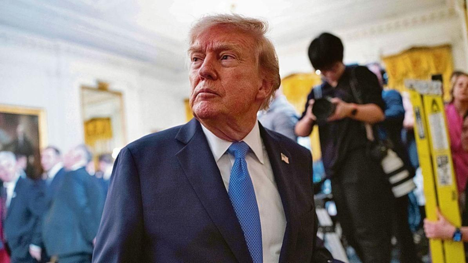 El presidente de EEUU, Donald Trump, en la Casa Blanca.