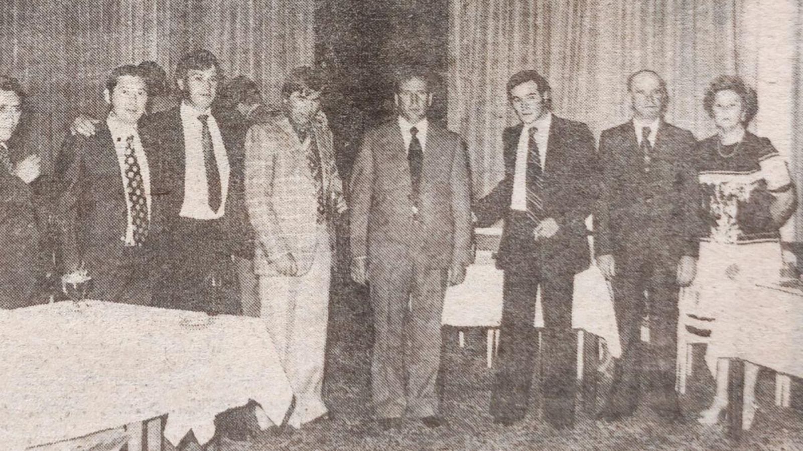 Una imagen de la boda celebrada en el Hotel San Martín.