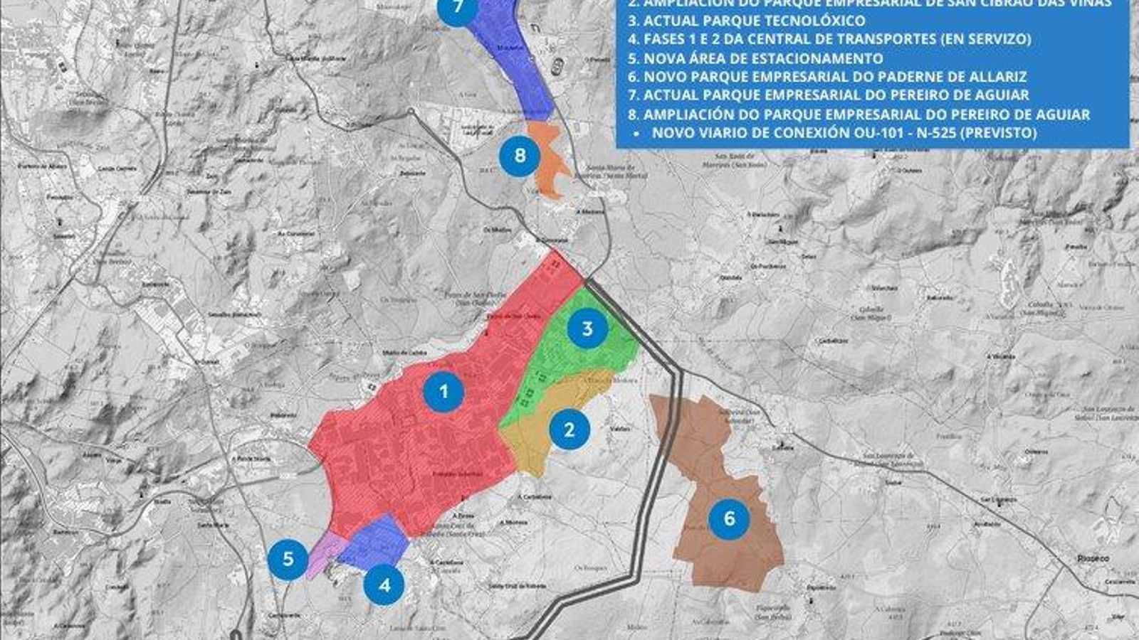 Previsión de desarrollo industrial en Ourense