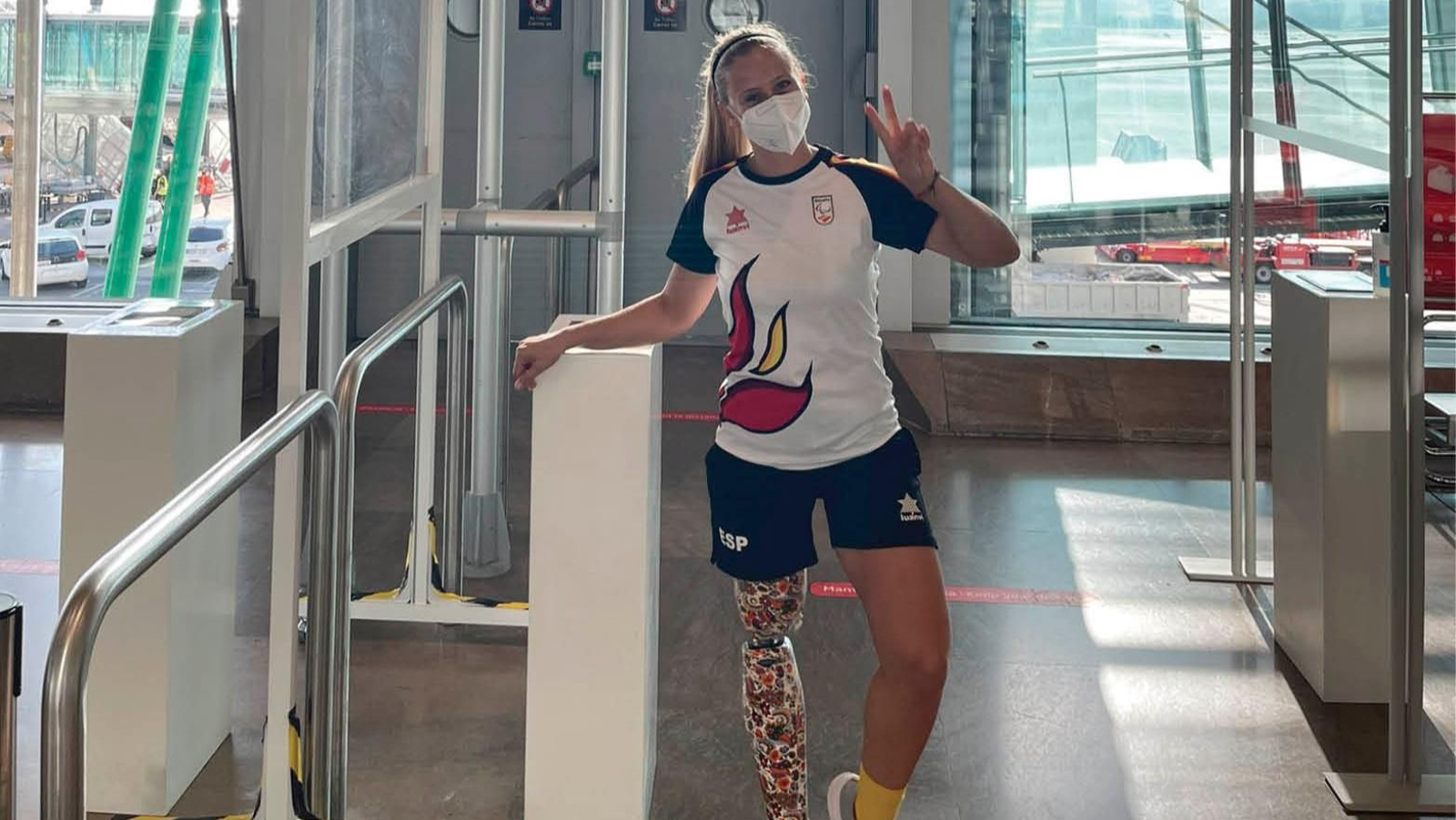 Desirée Vila realizó los últimos entrenamientos en Barcelona.