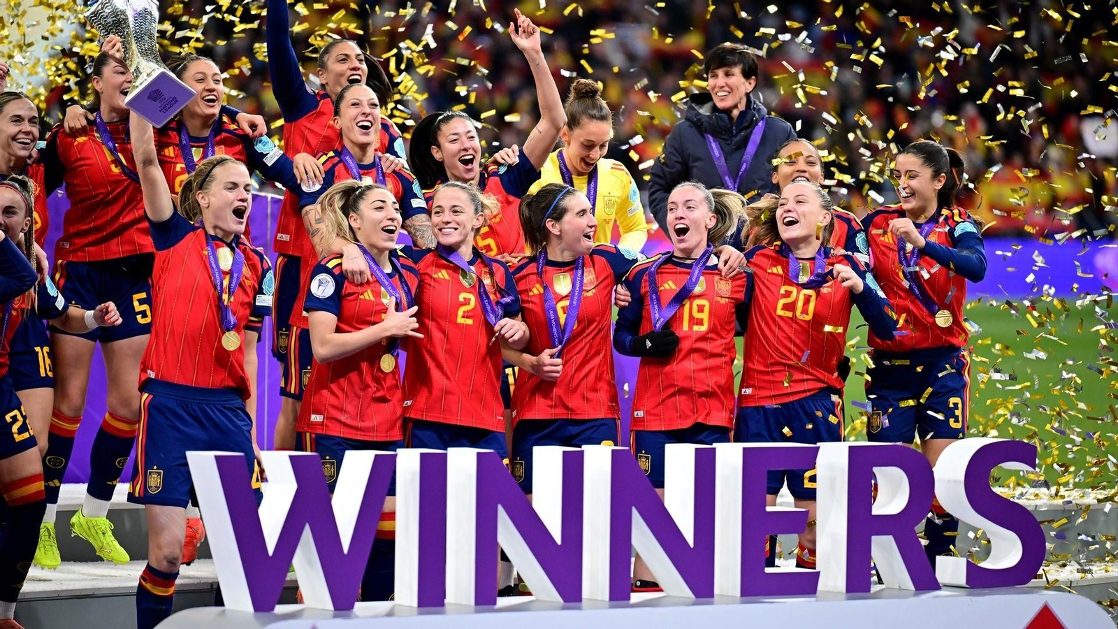 La selección española de fútbol femenina gana la UEFA Nations League.