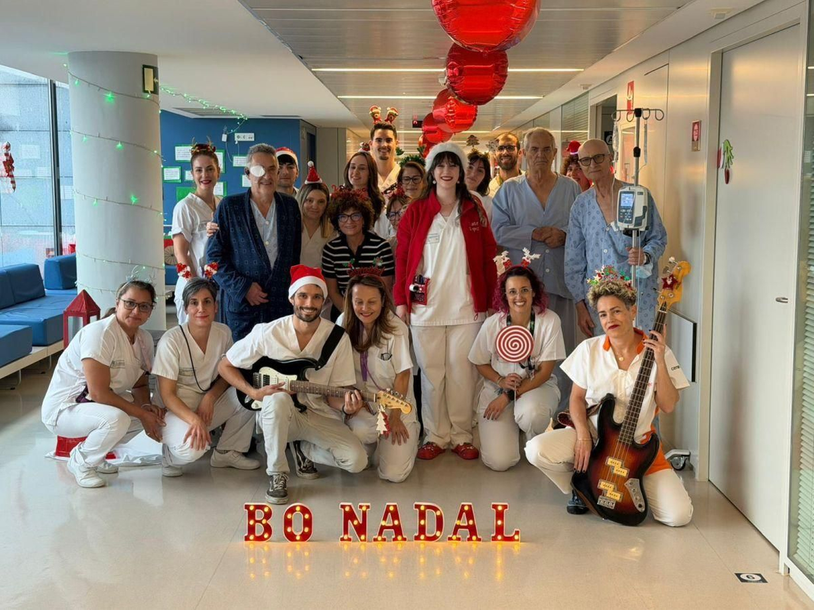 Participantes del vídeo del villancico