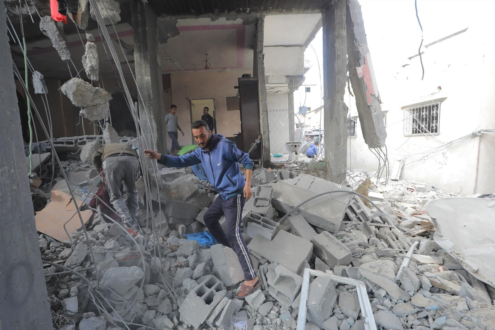Bombardeo sobre Gaza