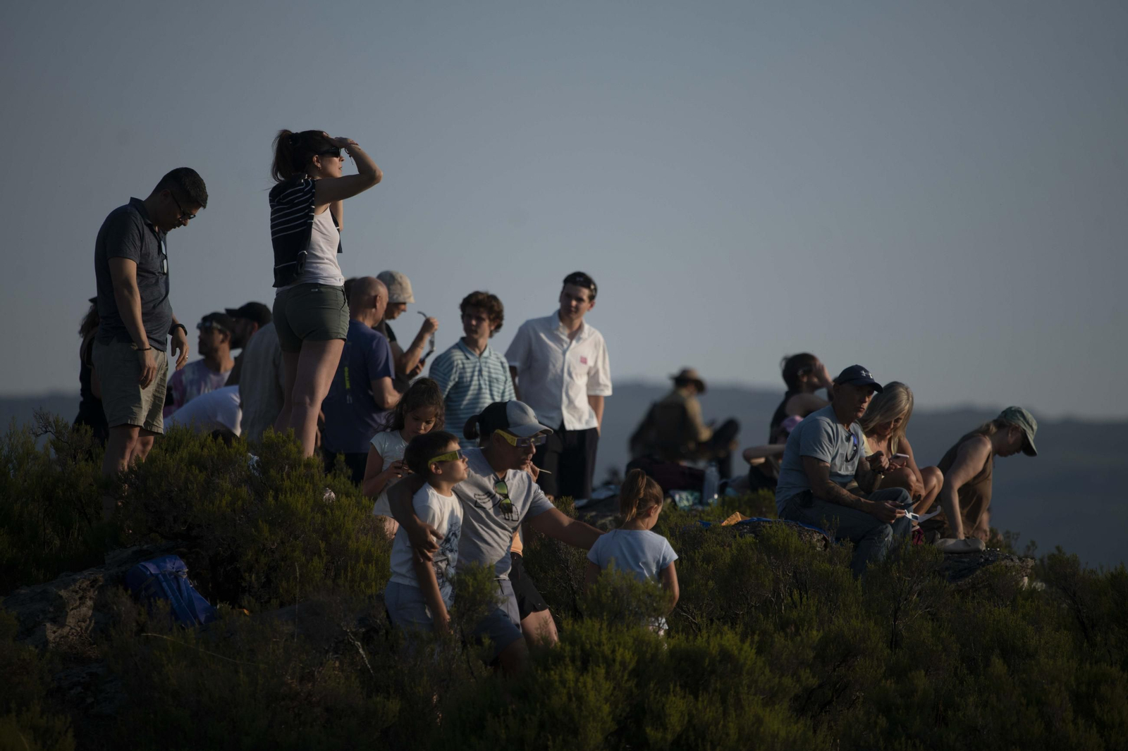 Galería | El observatorio de Trevinca, en A Veiga, vive una jornada histórica de eclipse