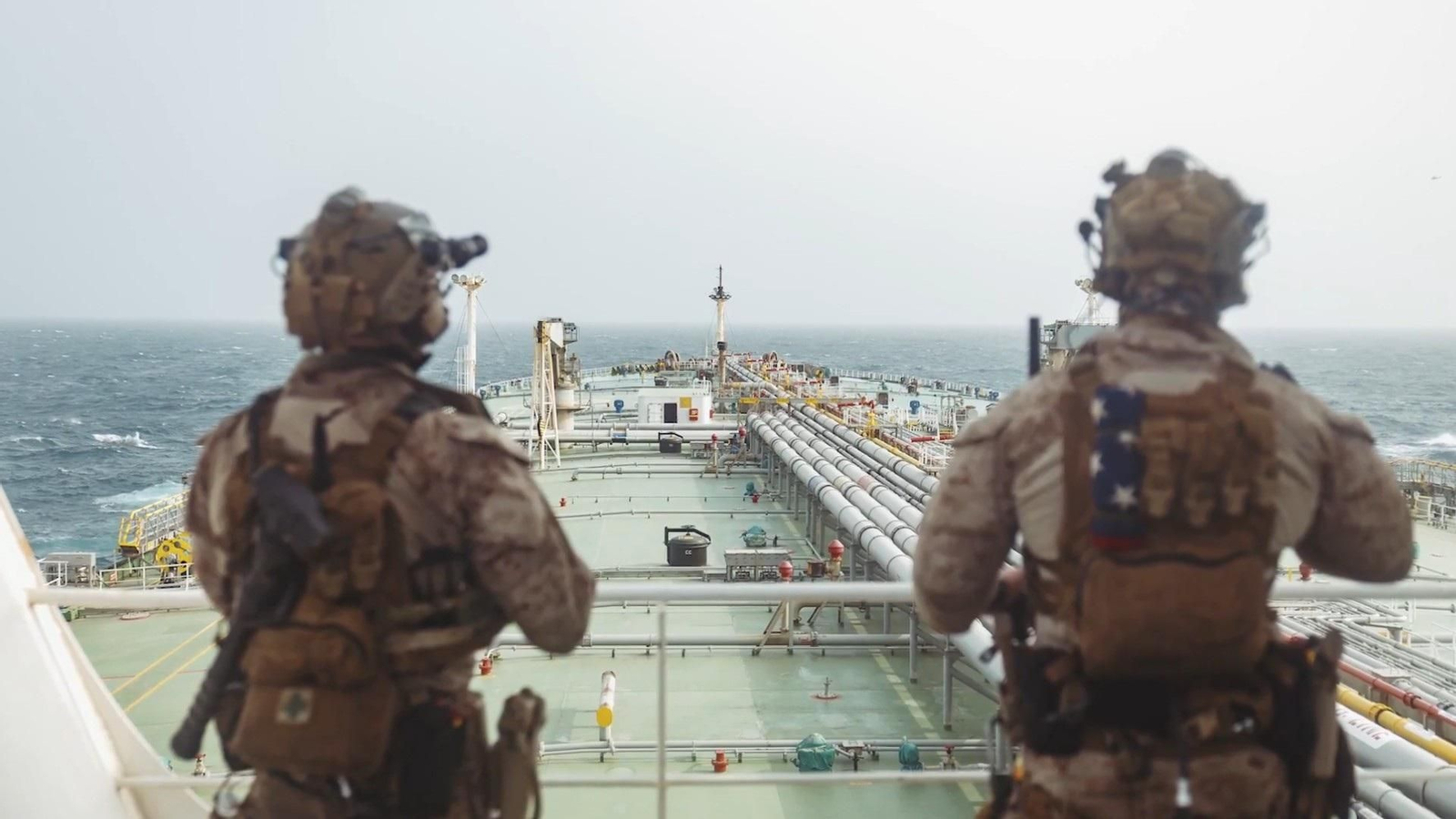 Militares de EEUU en el golfo de Omán
