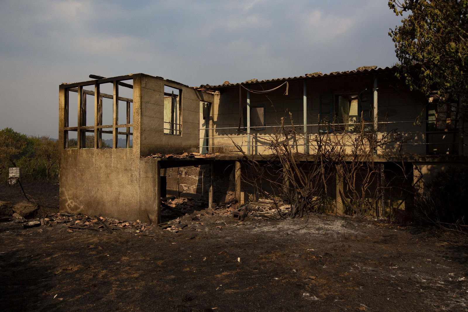 Estado del pueblo de Guillarei, en Rairiz de Veiga.