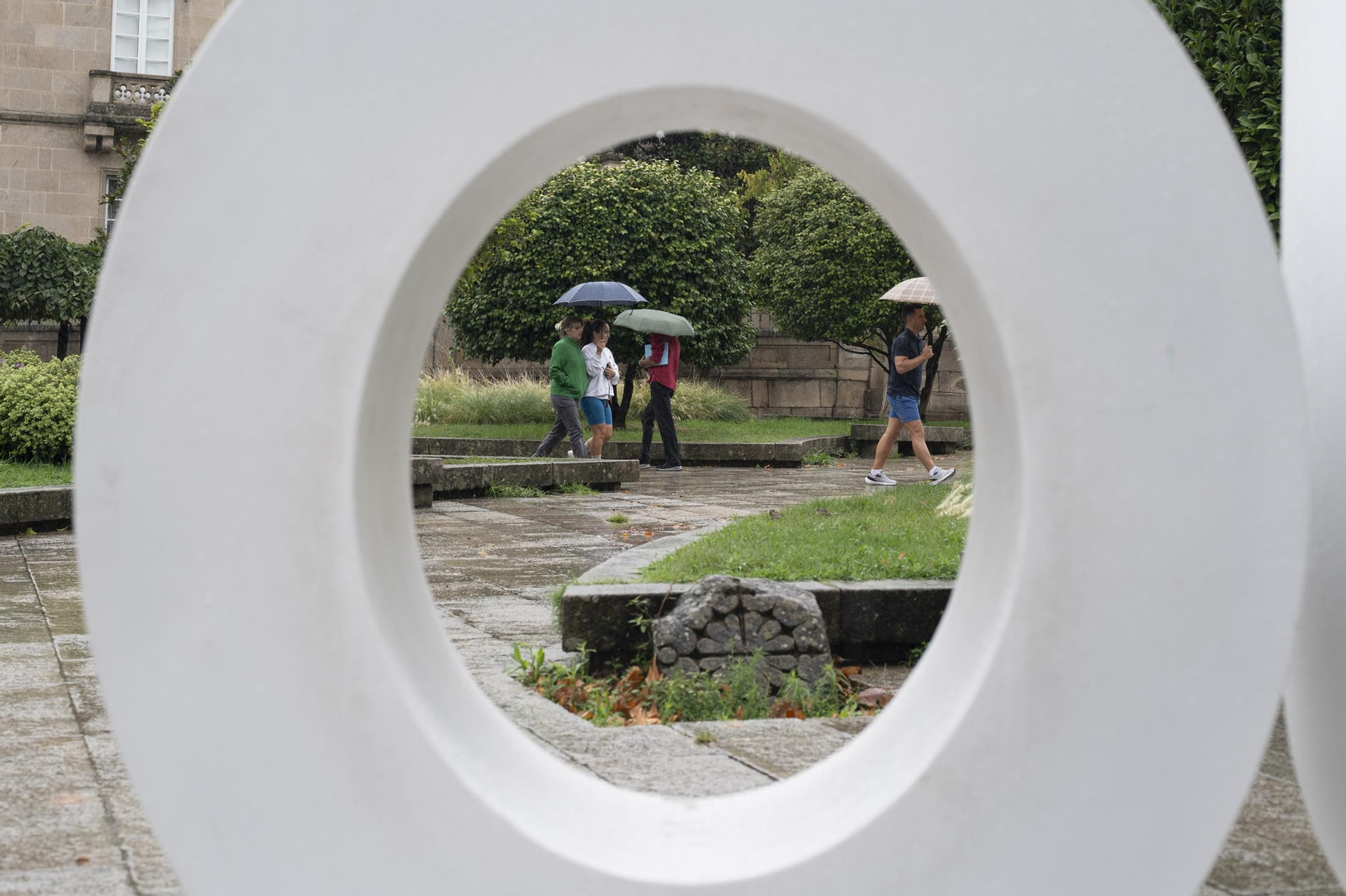 Galería | Otra tarde de agosto pasada por agua en Ourense