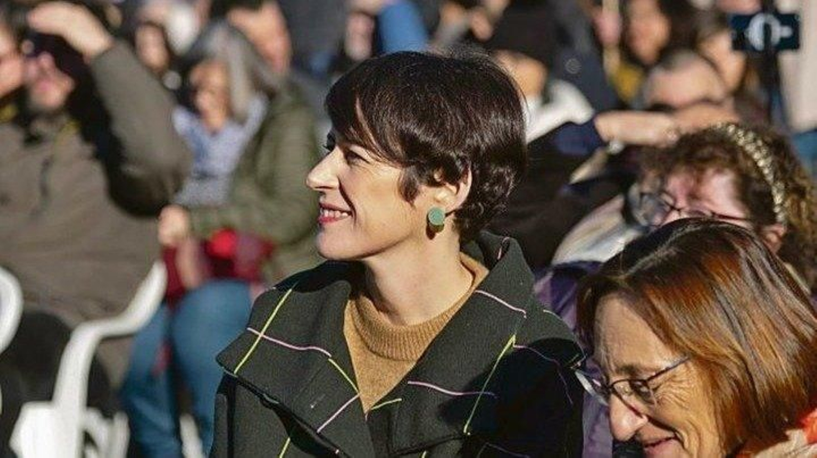 Ana Pontón, ayer durante el acto celebrado en Rianxo.