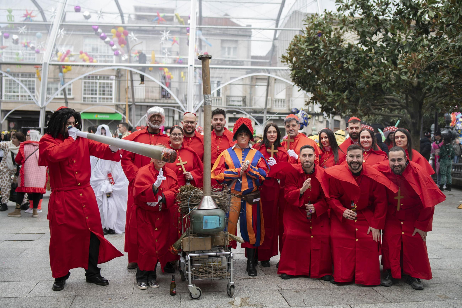 Galería | El sol hace acto de presencia en la mañana de sábado de Entroido de Xinzo de Limia