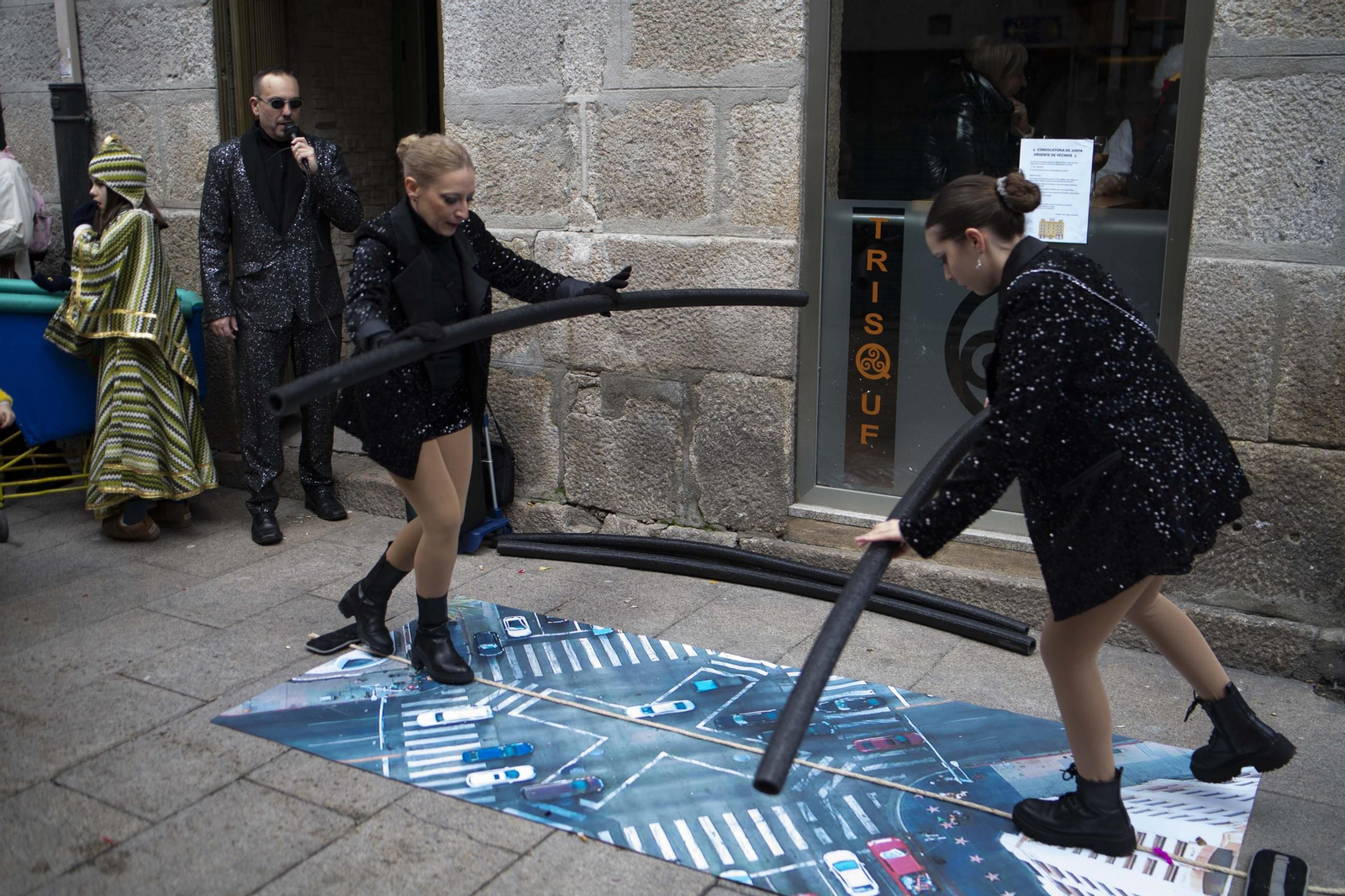 Galería | El sol hace acto de presencia en la mañana de sábado de Entroido de Xinzo de Limia