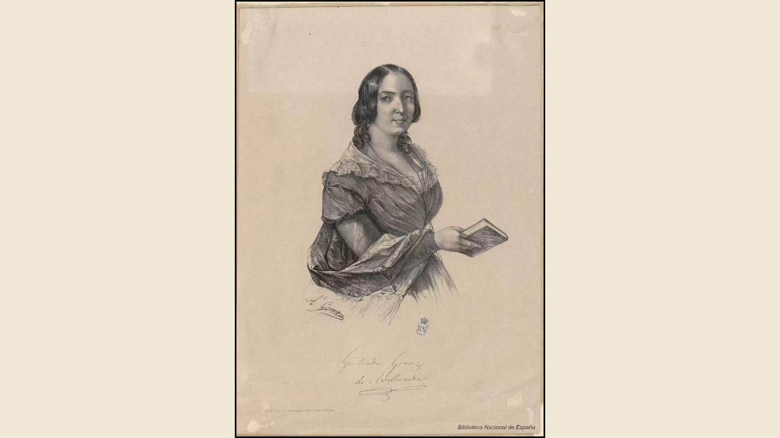 Retrato de Emilia Pardo Bazán (por Isidro Fernández Fuertes, Gamonal).