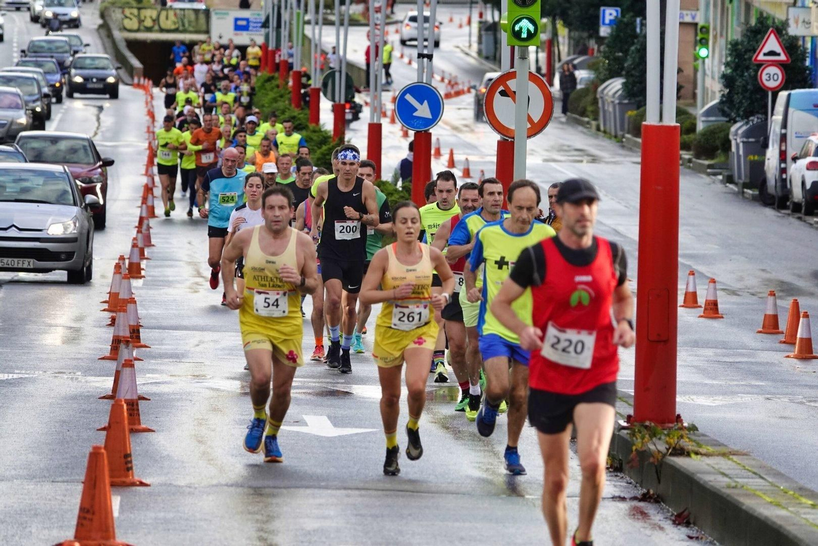 La carrera Vigo+11 en Coia.