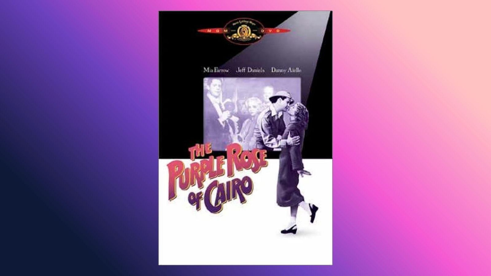 Cartel de La rosa púrpura de El Cairo.